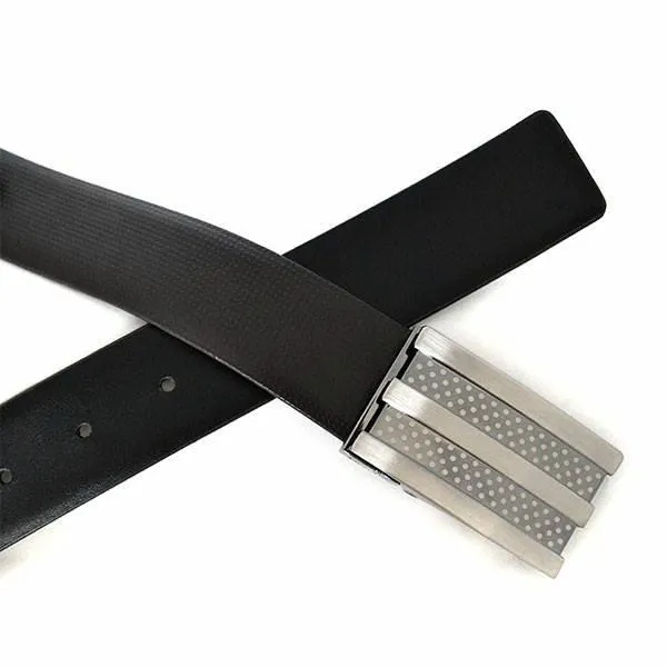 RAFAEL - Mens Black and Brown Leather Reversible Belt