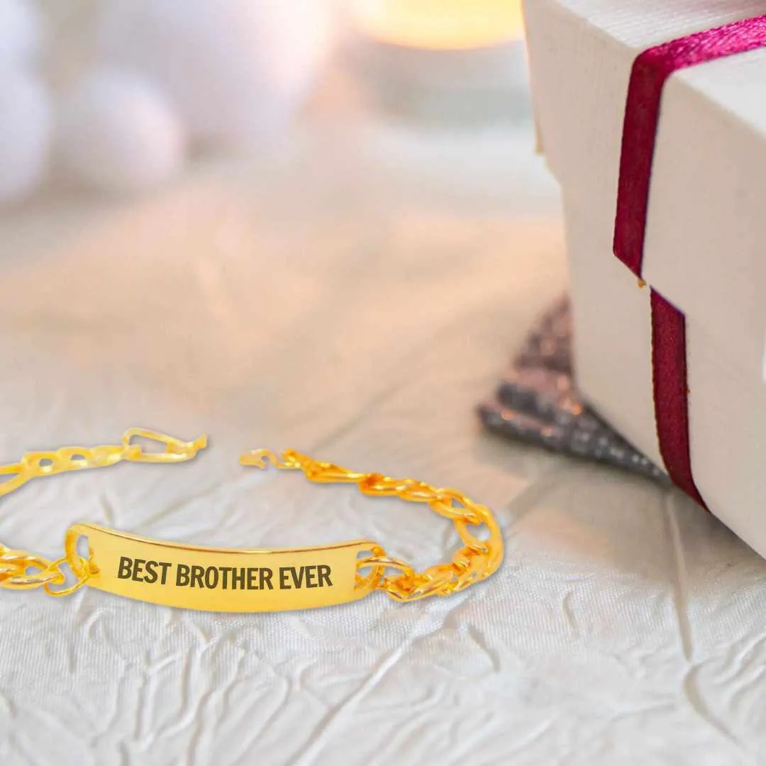 Rakhi Bracelet for Brother Stylish Rakhis for Raksha Bandhan-Best Brother Ever