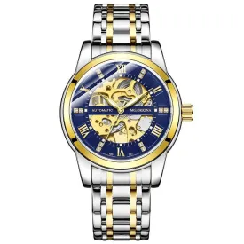 Steel Belt Mechanical Hollow Waterproof Luminous Watch