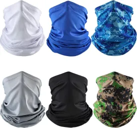 Summer Face Cover Scarf Mens Balaclava Neck Gaiter Baclava Face Breathable Bandana Sun Protection Cycling Running