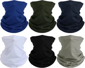 Summer Face Cover Scarf Mens Balaclava Neck Gaiter Baclava Face Breathable Bandana Sun Protection Cycling Running