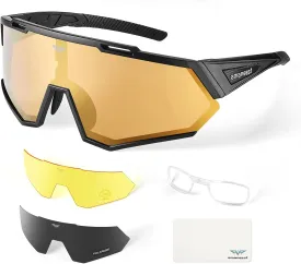 Sunglasses UV Protection Cycling Sunglasses for Men and Women,Impact Resistance Z87.1 for Construction