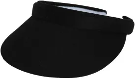 TOP HEADWEAR Mens Womens Sun Protection Sports Cotton Twill Clip On Golf Tennis Visor