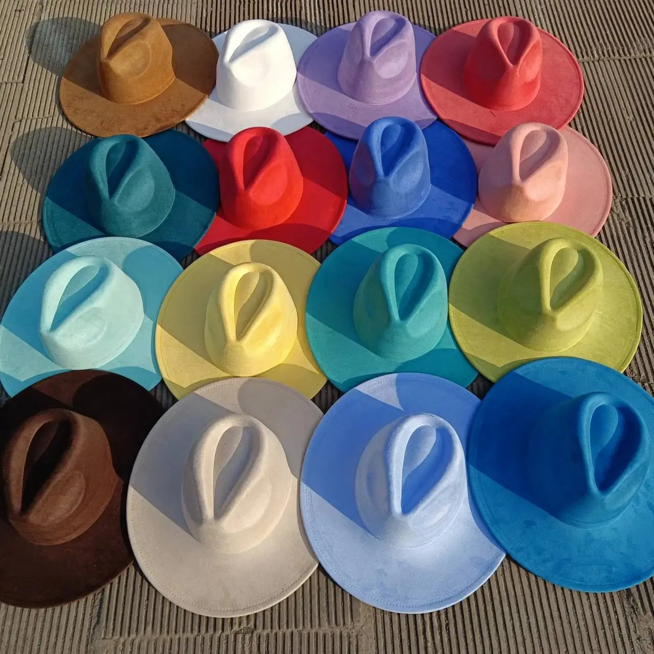 Vegan Suede Jazz Fedora Hat