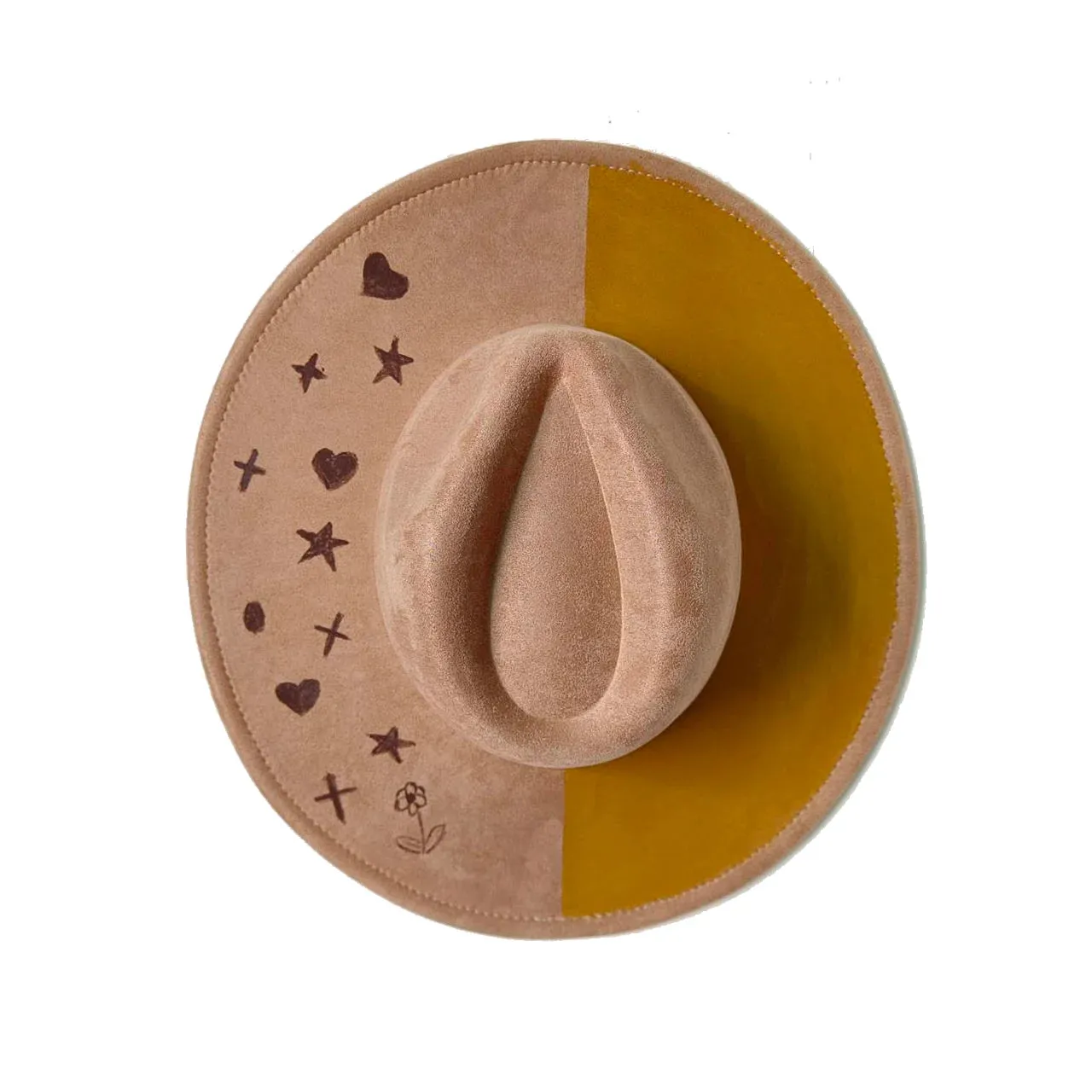 Vegan Suede Jazz Fedora Hat