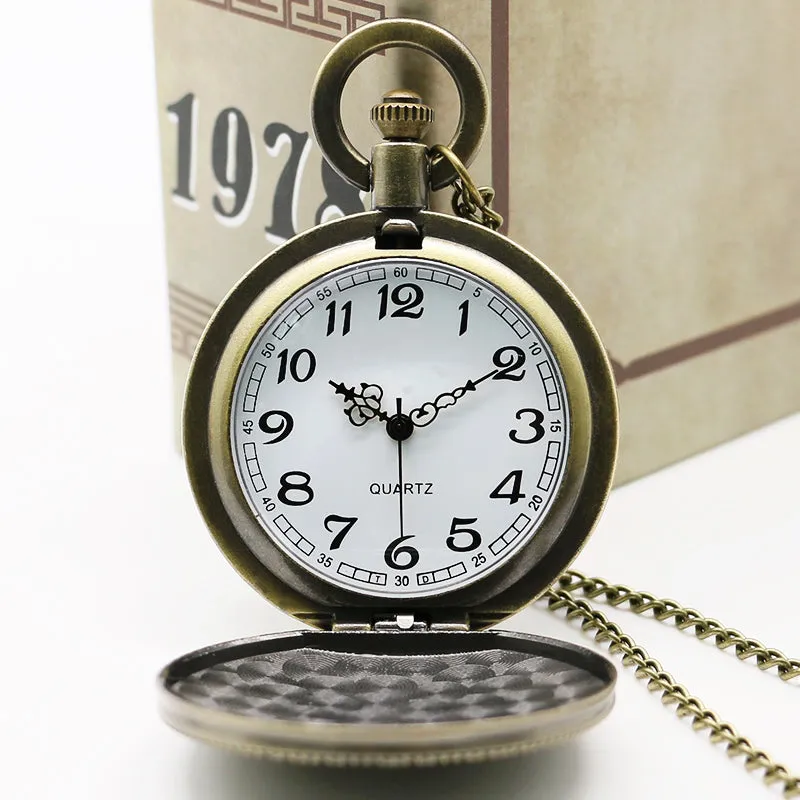 Vintage Bronze USA Department Of The Army Pocket Watch