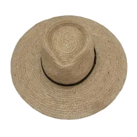 Xenia Raffia Wide Brim Fedora
