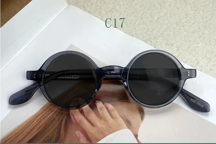 Yujo Unisex Full Rim Round Acetate Sunglasses 4225s