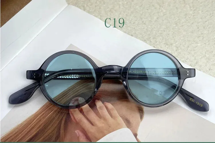 Yujo Unisex Full Rim Round Acetate Sunglasses 4225s