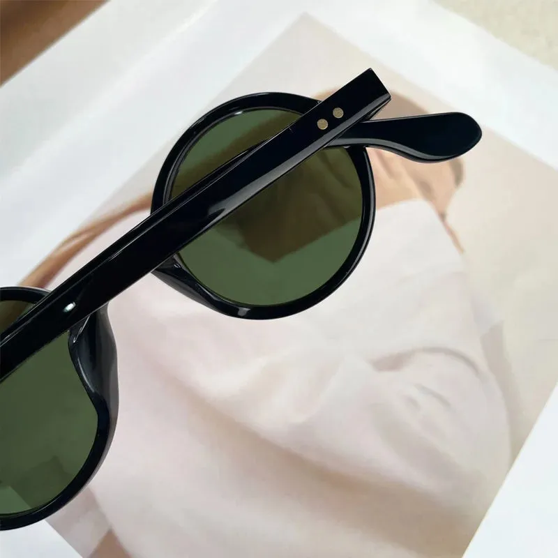 Yujo Unisex Full Rim Round Acetate Sunglasses 4225s