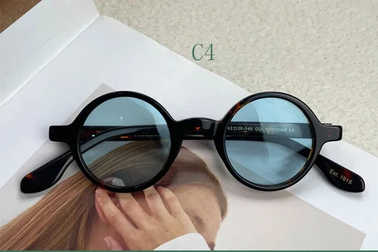 Yujo Unisex Full Rim Round Acetate Sunglasses 4225s