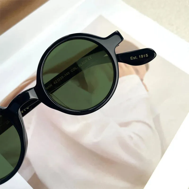 Yujo Unisex Full Rim Round Acetate Sunglasses 4225s