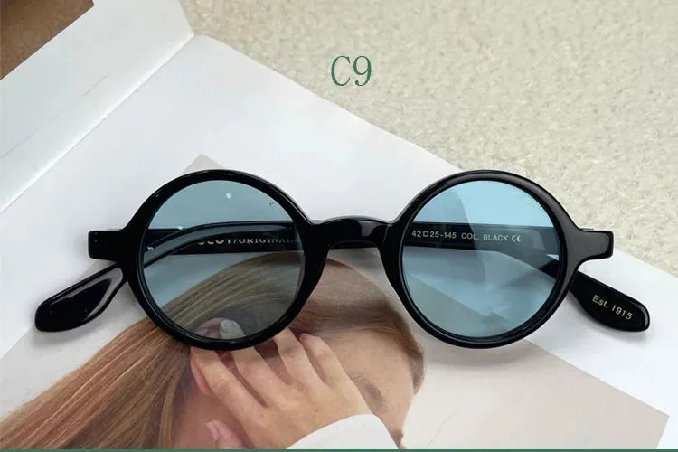 Yujo Unisex Full Rim Round Acetate Sunglasses 4225s